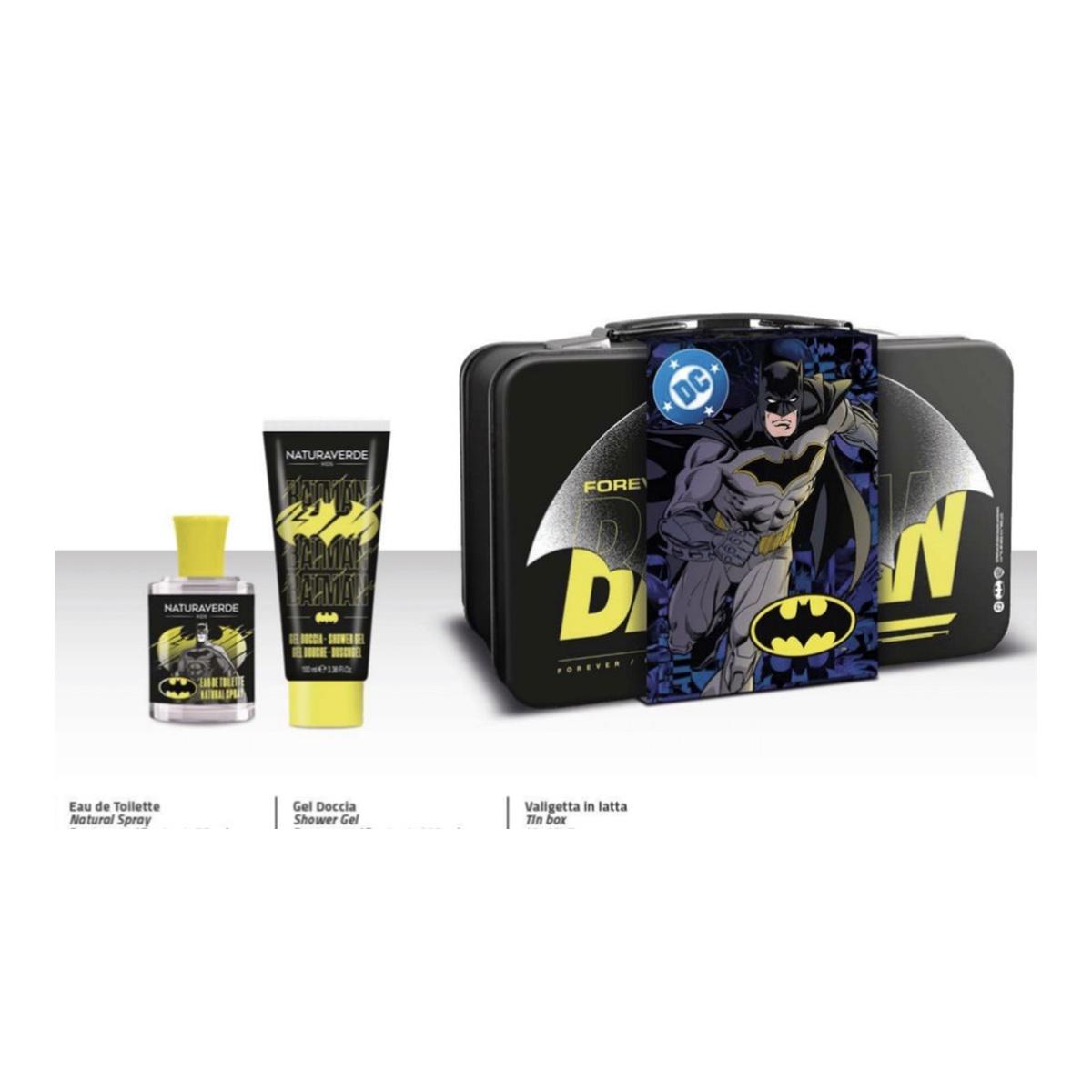 BATMAN GIFTSET BAGNO 100ML+EDT30+VALIGETTA